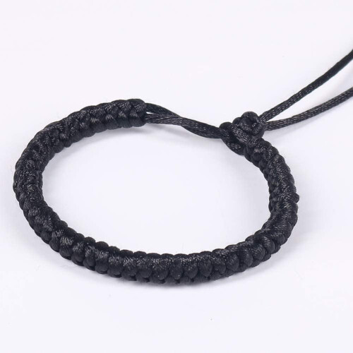 Polyester Satin Rattail Cord 2mm Black 295ft 2