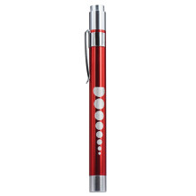 LED Pen Flashlight Aluminum Alloy 2-Mode Mini Pupil