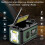 Radio de manivela, brújula, linterna, batería externa solar 2