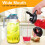 Luniquz vattenkanna i glas, 64 oz, 2-pack 4
