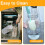 Luniquz vattenkanna i glas, 64 oz, 2-pack 5