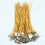 Hemp Candle Wicks Pre-Tabbed 100 pcs 6 inch 3 mm 1