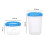 Rygai stackable transparent food containers with lids 6 pcs 7