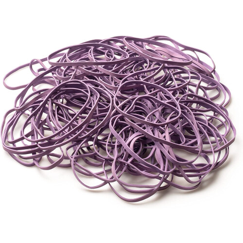 Élastiques violets taille 33, paquet de 1000 1