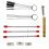 Airbrush Nozzle Cap Kit Replacement Parts 42 pcs 4