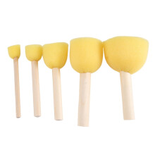 IMCBSTT foam sponge paint brushes round 30 pcs 5 sizes