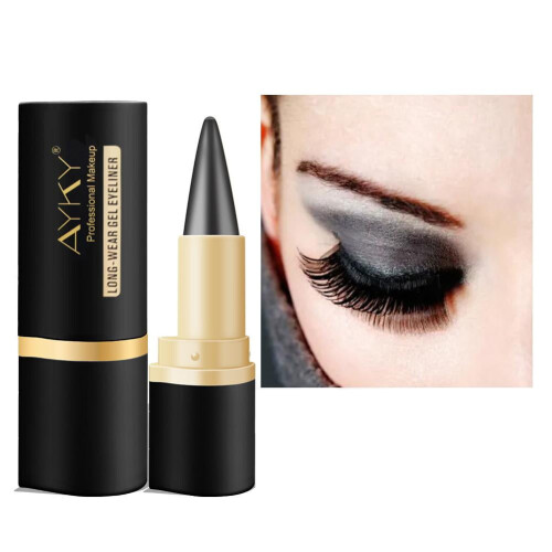 Black Eyeliner Pencil Waterproof 24-Hour Long-Lasting
