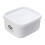 Plastic Rectangular Lunch Box Microwave-Safe 1 Piece 1