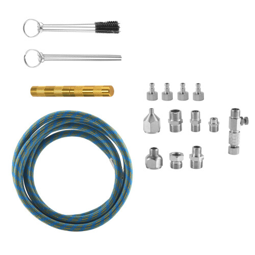 Airbrush Adapter Set Quick Release Cleaning Tool 16PCS 2