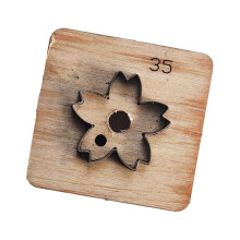 Leather cutting die for home ornaments and keyrings 35mm