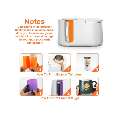 Sublimation Tumbler Wraps Silicone 3 pcs 2