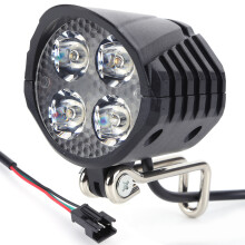 48V LED e-bike headlight with horn, easy install