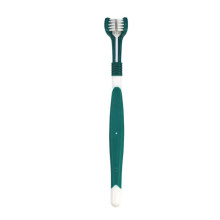 Pet silicone finger toothbrush for dogs 3-head