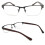 Metal Rectangular Progressive Reading Glasses 1 Pair 1