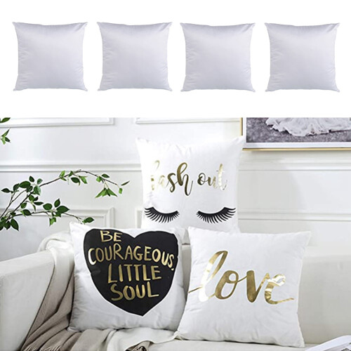 White Sublimation Pillow Case 40x40 cm 10 pcs 1