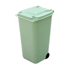 Mini can storage bin desktop organizer with pen holder