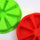 Forma de silicone triangular para bolo com 8 cavidades, verde. 5