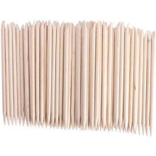 Orange Wood Nail Art Stick Cuticle Pusher 100 pcs