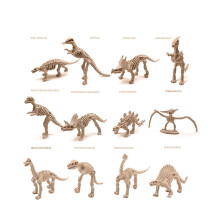 VISALY12ks dinosauří kostry, různé dinosauří kostry, hračky, figurky, dino kosti, vzdělávací dárek pro vědecké hry, dino pískové