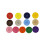 Worallymy plastic sewing buttons round 4-hole 100 pcs 1