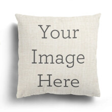 Nordic blue grey linen pillowcase 40x40 cm