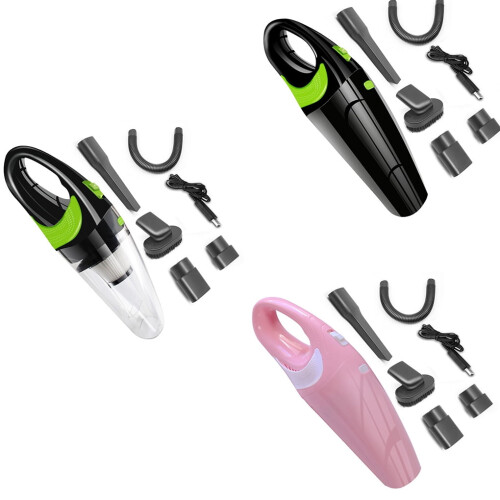 USB cordless handheld vacuum cleaner black 2