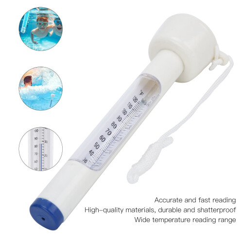 Poolthermometer, bruchsicheres ABS, 1er-Pack 2