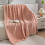 Coperta in peluche Bubble Bunny viola 3D in flanella 2