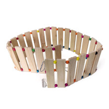 Chicken Coop Swing Toy Natural Wood Ladder Perch