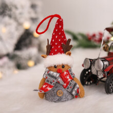 Christmas decoration cartoon snowman luminous scene