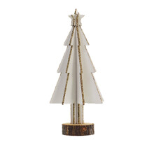 Wooden Christmas Tree Decoration Mini Desktop Family Table