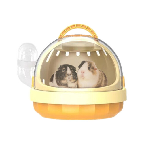 Hamster carrying bag with panoramic view and removable