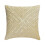 Capa de almofada decorativa HomeCentric, bege, 30x30cm (12x12 polegadas), pacote com 2 unidades, linho com madrepérola, estampa geométrica. 1