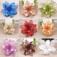 XM Culture Christmas artificial flowers plastic handcrafted