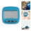 LED display pocket pedometer step counter blue 5