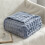 Bubble Rabbit Blanket Light Grey 70x100 cm Ultra Soft 3D 8