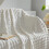 Bubble Rabbit Wool Blanket Beige 100x150 cm 7