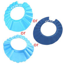 Baby shampoo shower cap for infant bath safety
