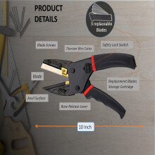 Industrial Scissors with Locking Mechanism 6-in-1