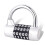 VOGDORA 5-digit resettable combination padlock silver 1 pack 1