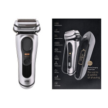 Braun Mannen Elektrische Scheerapparaat Serie 9 PRO 9577cc, Waterdicht, ProLift Mes, Pro Trimmer voor Nauwkeurig Scheren, Mannen Baardset met