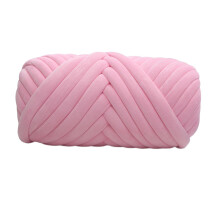 Velvet bulky yarn pink 0.5kg for arm knitting