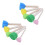 Sponge Paint Brushes Wooden Handle 10 Pcs 1