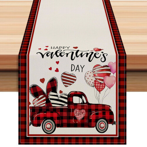 Table Runner Linen for Candlelit Dinner 120x30cm