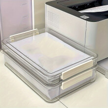 A4 Paper Organizer Transparent PET File Box 1pc