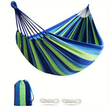 Outdoor Hammock Striped Durable Portable 100% Duck Fill