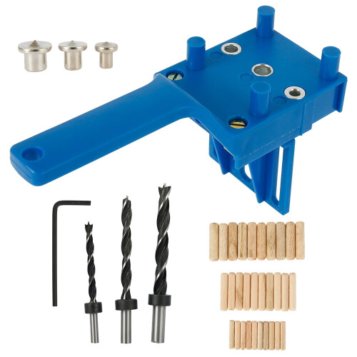 miuline woodworking doweling jig 8 pcs 1