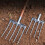 Garden digging fork 4-tine high-carbon steel 1