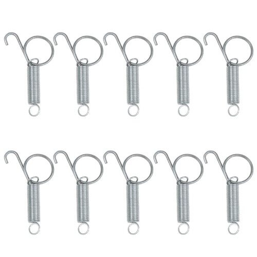 XROMTBEM Spring Latch Hooks for Wire Cages 10 pcs
