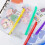 Clear PVC binder pocket for B5 notebook planner 26-hole 1pc 4